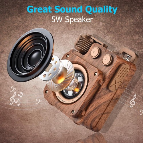 KW-20AS High Quality Cheap Bluetooth Speaker with HD Sound, Portable Wireless