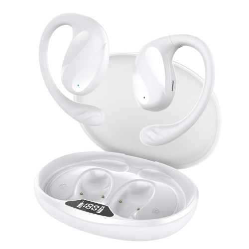 KW-TW100 New Clip on earphones True Wireless Bluetooth 5.4 Earbuds with audio multipoint, 20H battery, support calling