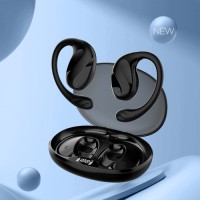 KW-TW100 New Clip on earphones True Wireless Bluetooth 5.4 Earbuds with audio multipoint, 20H battery, support calling