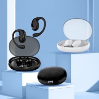 KW-TW100 New Clip on earphones True Wireless Bluetooth 5.4 Earbuds with audio multipoint, 20H battery, support calling