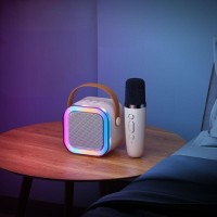 KW-K12 Wholesale New Original RGB Design Manufacturer Unique Design,Best Selling Mini portable Wireless Karaoke speaker