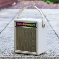 KW-M650 2025 New RGB Bluetooth Speaker with 2400mAh HD Sound, Portable Wireless, best sound quality support TFCard and OEM/ODM