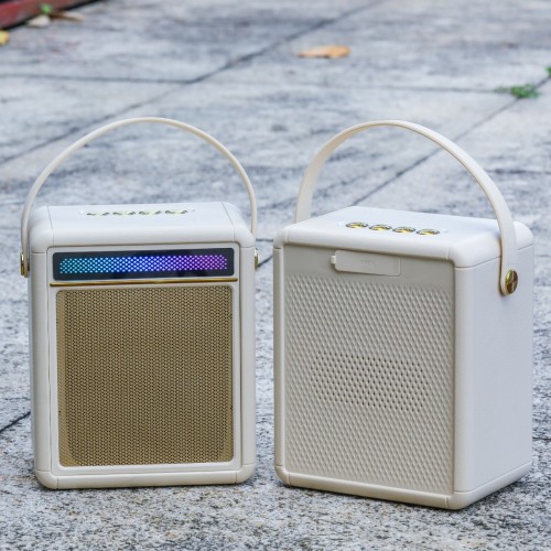 KW-M650 2025 New RGB Bluetooth Speaker with 2400mAh HD Sound, Portable Wireless, best sound quality support TFCard and OEM/ODM