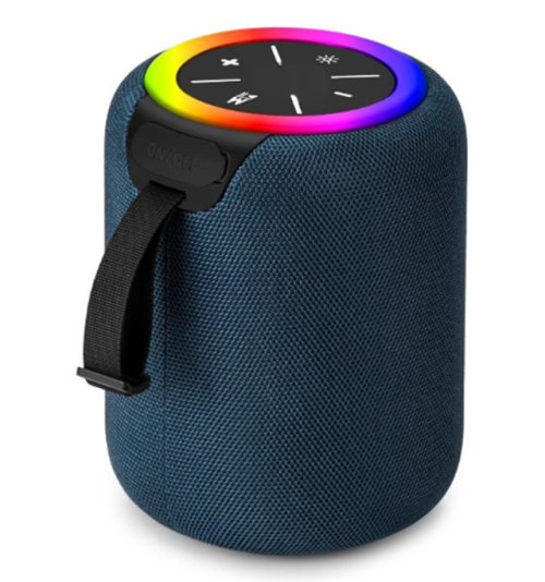 KW-135FNew hot LED Bluetooth speakers with Multi-Color Lights, Stereo Speakers and TWS Pairing support TF/FM Radio