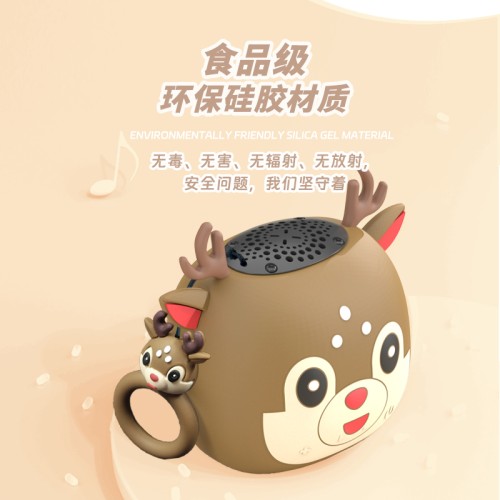 KW-TK490 Lucky Deer Original mini Bluetooth Speaker with Great Sound, TWS Pairing, USB Charging Portable OEM/ODM