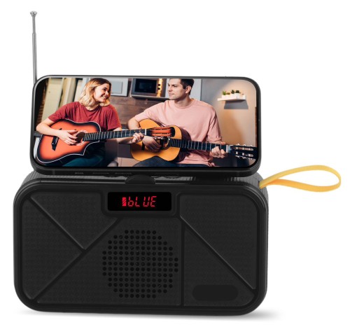 KW-L74 Newest Design Wholesale hot selling 500 mAH Super Bass Sounds Solar Energy Wireless Bluetooth speaker supports OEM/ODM