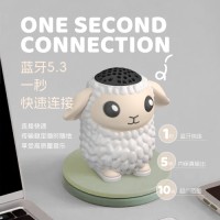 KW-480 New Original Design mini Sheep Bluetooth Speaker with Perfect Sound, TWS Pairing, USB Charging Portable OEM/ODM
