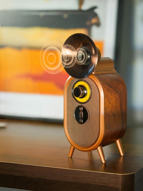 KW-51AS Retro Wooden Wholesale High Quality Supplier Bluetooth Speaker with Perfect Sounds 5W,Portable Wireless OEM/ODM