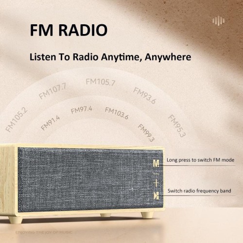 KW-M70 Wholesale HotSelling Retro Wooden bluetooth Speaker High Quality Supplier with HIFI Sounds