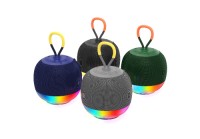 KW-P9 RGB Bluetooth Speakers, 10W Peak Wireless Outdoor Speaker with Subwoofer, Deep Bass, IP65 Waterproof,100dB Loud