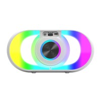 KW-U8 Newest RGB Bluetooth Speaker Cheap Glass body Party Speakers  Bluetooth RGB Bluetooth Speaker support OEM/ODM