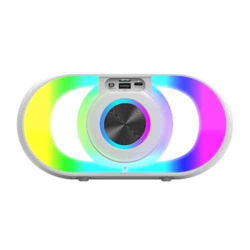 KW-U8 Newest RGB Bluetooth Speaker Cheap Glass body Party Speakers  Bluetooth RGB Bluetooth Speaker support OEM/ODM