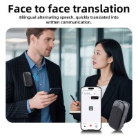 KW-WS11 AI Translator Speakers Support 30 Languages ,Bluetooth 5.4,Wireless,IPX5,Meeting recording notes, AI assistant