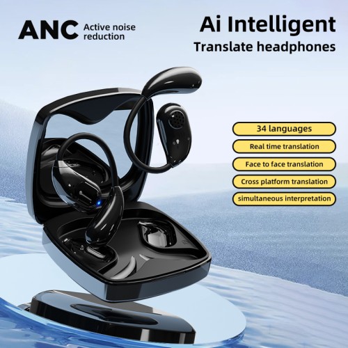 KW-K5 New Hotsale AI Translation Earbuds arrival Original Design and Professional TWS earphone with Large battery life