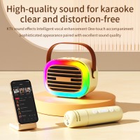KW-S107 RGB Bluetooth Speaker Stunning sound quality Bedtime Music Speaker Bluetooth good sound quality dual microphone