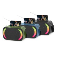 KW-NSM007 Original Newest design RGB Light Solar Energy Bluetooth Speaker with HD perfect Sound, Portable Wireless