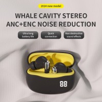 KW-E3 Hot Sale Original Design and Professional TWS earphone supplier TWS Wireless Earbuds and LED digital Half in ear