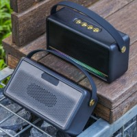 KW-M640 2025 New RGB Bluetooth Speaker with 1200mAh HD Sound, Portable Wireless, best sound quality support TFCard and OEM/ODM