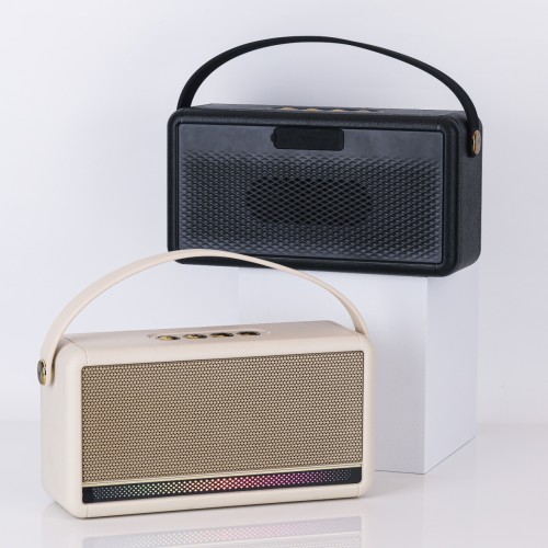 KW-M640 2025 New RGB Bluetooth Speaker with 1200mAh HD Sound, Portable Wireless, best sound quality support TFCard and OEM/ODM