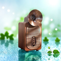 KW-81AS Newest Retro Wooden Wholesale High Quality Supplier Bluetooth Speaker with Powerful Sounds 30W