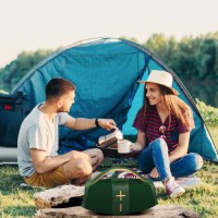 KW-P50 Original Newest design RGB Lights Bluetooth Speaker with HD Sound, Portable Wireless OEM/ODM Large battery life
