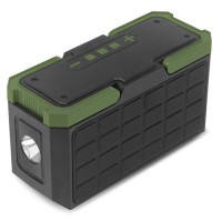 KW-L62 New Design Wholesale hot selling 1800 mAH Super Bass Sounds Solar Energy Wireless Bluetooth speaker support OEM/ODM