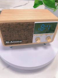 KW-608 Retro Wooden bluetooth Speaker Factory Price High Quality Supplier with HD Sound