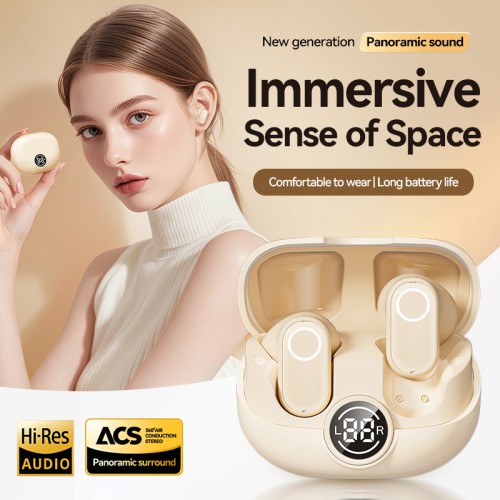 KW-M89 Wholesale New Wireless Earbuds, 40H Long Playtime, Stereo Deep Bass for iPhone Android Phone support calling