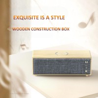 KW-M70 Wholesale HotSelling Retro Wooden bluetooth Speaker High Quality Supplier with HIFI Sounds