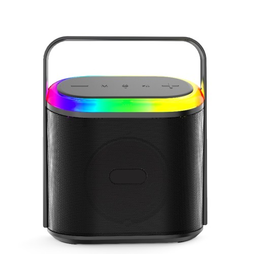 KW-P10 Portable Bluetooth Speakers Passive Radiators-Deep Bass, All Day Playtime, IPX5 Wireless Speaker RGB Lights